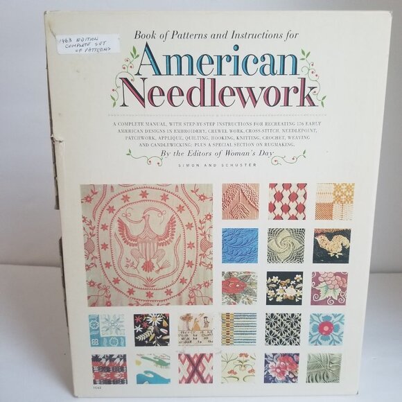 American Needlework Book of Patterns and Instructions Woman’s Day Vintage 1963 - Picture 2 of 12